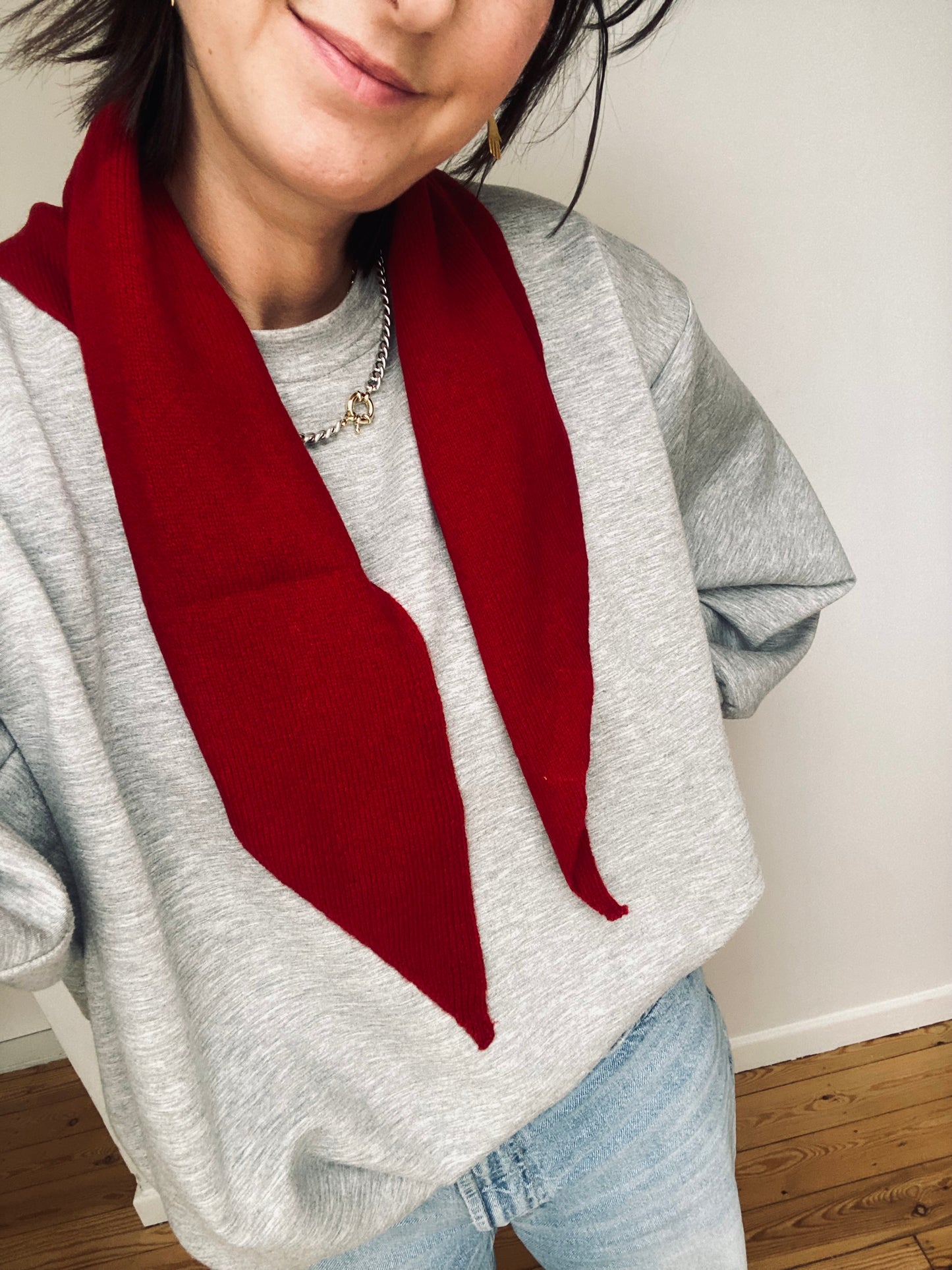 You got this - Triangle scarf RED