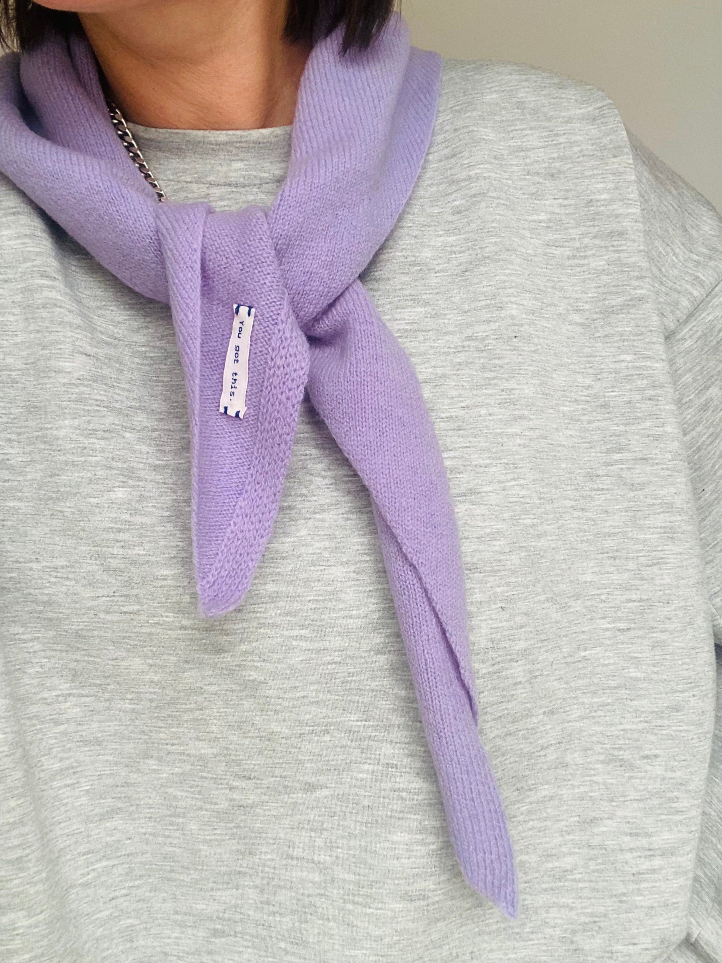 You got this - Triangle scarf LILAC