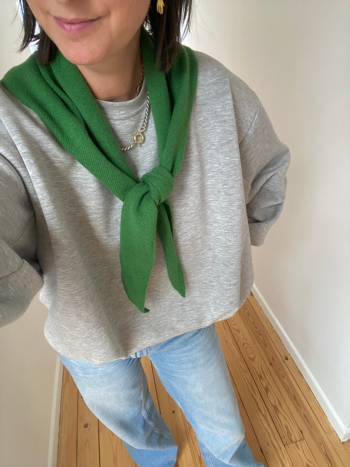 You got this - Triangle scarf GREEN