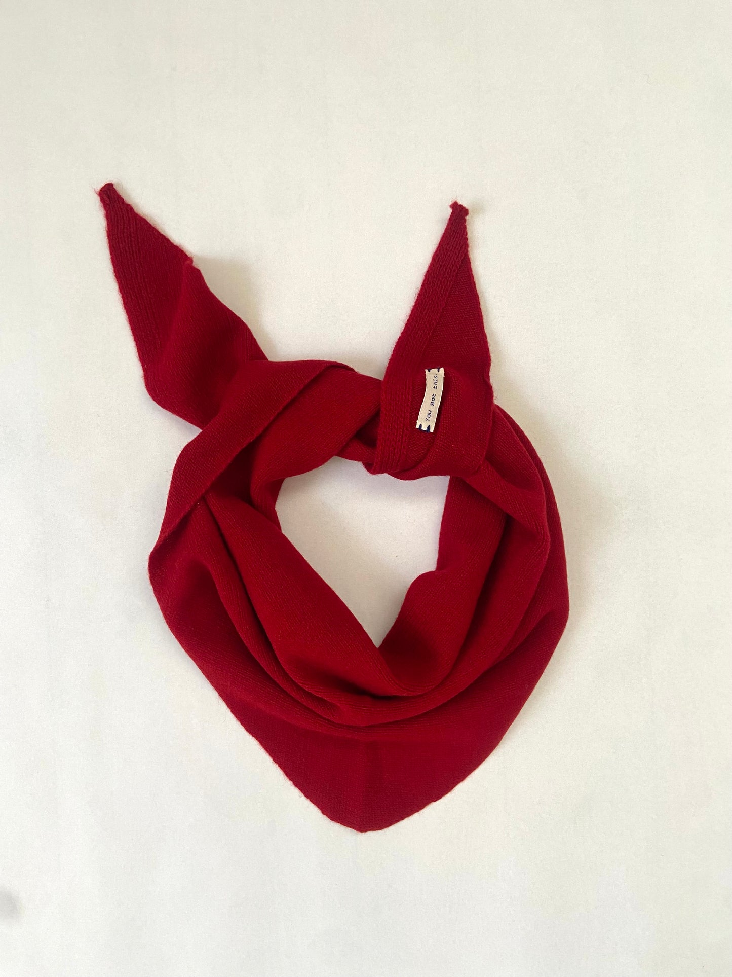 You got this - Triangle scarf RED